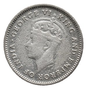 reverse: GUYANA  - George VI - 4 Pence argento 1945