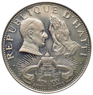 obverse: HAITI  50 Gourdes argento 1974 PAOLO VI