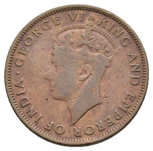 reverse: HONDURAS - George VI - 1 Cents 1945