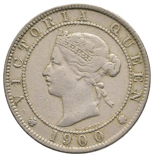reverse: JAMAICA - Victoria queen - 1 Penny 1900