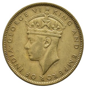 reverse: JAMAICA - George VI - 1 Penny 1947
