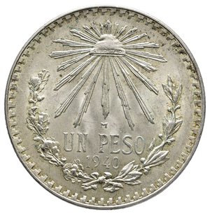 obverse: MESSICO  1 Peso argento 1940