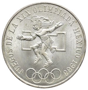 obverse: MESSICO  25 Pesos argento 1968 OLIMPIADI