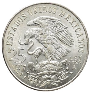 reverse: MESSICO  25 Pesos argento 1968 OLIMPIADI