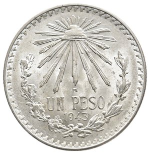 obverse: MESSICO  1 Peso argento 1943