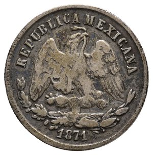 reverse: MESSICO 25 Centavos argento 1871