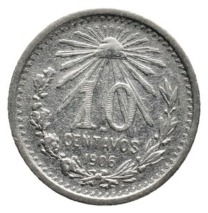 obverse: MESSICO 10 Centavos argento 1906