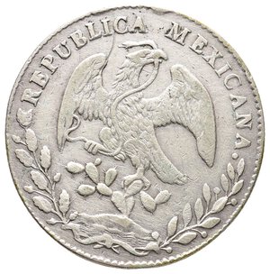 reverse: MESSICO 8 Reales argento 1882 PI M.H.  (San Luis Potosi) 