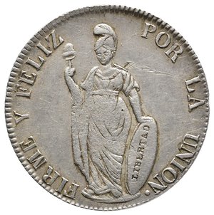 reverse: PERU  4 Reales argento 1834