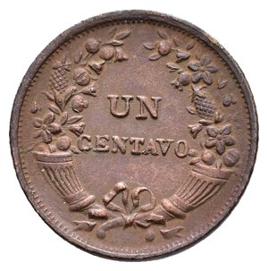 obverse: PERU  1 Centavo 1937