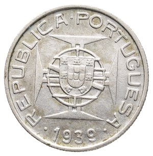 reverse: SAN TOME  E PRINCE 5 Escudos argento 1939