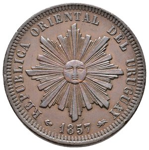 reverse: URUGUAY  40 Centesimos 1857