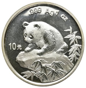 obverse: CINA   10 Yuan argento Panda 1999  1 oz argento 999