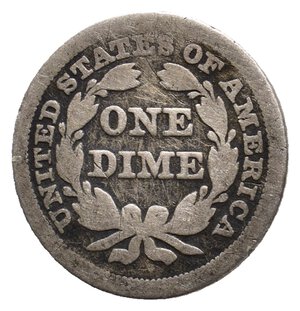 obverse: U.S.A.  1 dime argento 1853