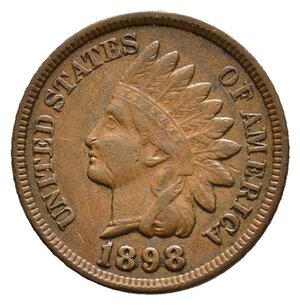 obverse: U.S.A.  1 Cent Indiano 1898
