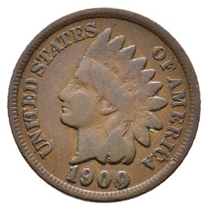 obverse: U.S.A.  1 Cent Indiano 1900