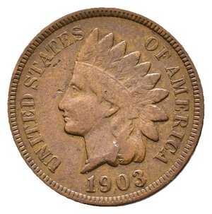 obverse: U.S.A.  1 Cent Indiano 1903