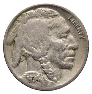 obverse: U.S.A.  5 Cents Bisonte 1934