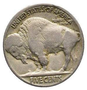 reverse: U.S.A.  5 Cents Bisonte 1934