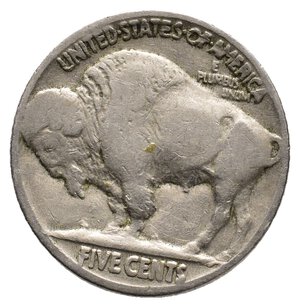 reverse: U.S.A.  5 Cents Bisonte 1935