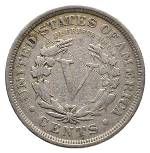 reverse: U.S.A.  5 Cents 1908