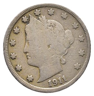 obverse: U.S.A.  5 Cents 1911
