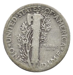 reverse: U.S.A.  1 dime Mercury argento 1934