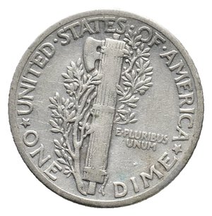 reverse: U.S.A.  1 dime Mercury argento 1941