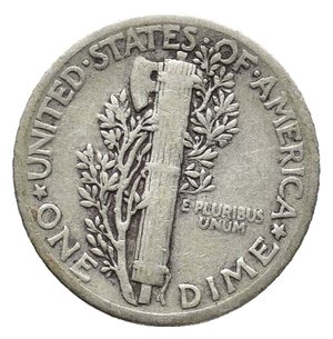 reverse: U.S.A.  1 dime Mercury argento 1935