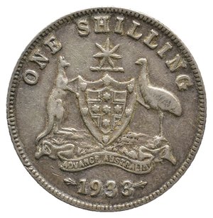 obverse: AUSTRALIA  - George V - Shilling argento 1933