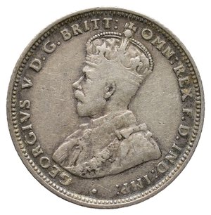 reverse: AUSTRALIA  - George V - Shilling argento 1933