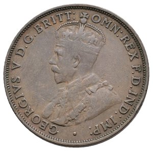 reverse: AUSTRALIA  - George V - penny 1916