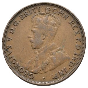 reverse: AUSTRALIA  - George V - penny 1921