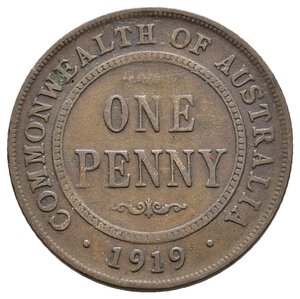 obverse: AUSTRALIA  - George V - penny 1919