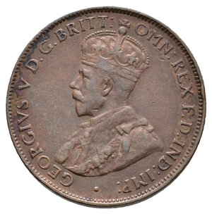 reverse: AUSTRALIA  - George V - Half penny 1936