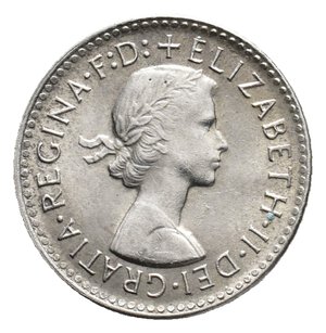 reverse: AUSTRALIA  3 pence argento 1961