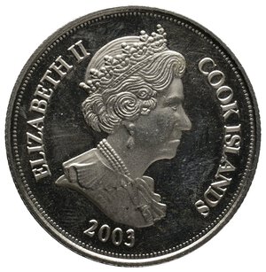 reverse: COOK ISLANDS  1 Dollar 2003