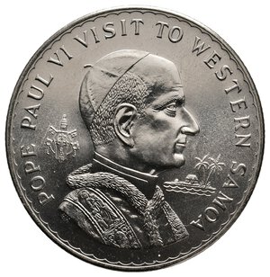obverse: SAMOA  1 Dollar 1970 Visita di Paolo VI