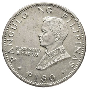 reverse: FILIPPINE  1 Piso argento 1970 Papa Paolo VI