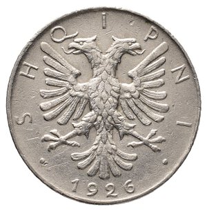 reverse: ALBANIA - Zog - 1/2 Lek 1926