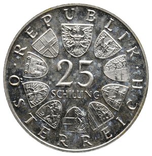 reverse: AUSTRIA  25 Schilling argento 1964