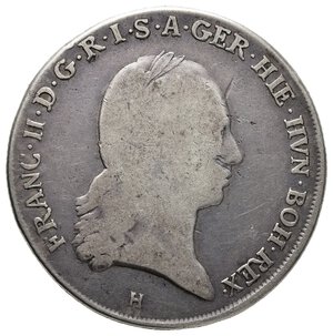 reverse: AUSTRIA NETHERLANDS - Francesco II -Kronenthaler argento 1897 H