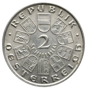reverse: AUSTRIA  2 Schilling argento Billroth 1929