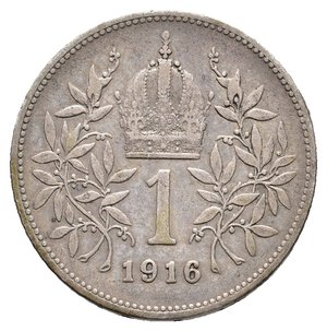 obverse: AUSTRIA  - Franz Joseph -1 Corona  argento  1916