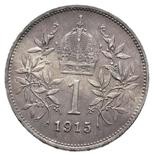 obverse: AUSTRIA  - Franz Joseph -1 Corona  argento  1915