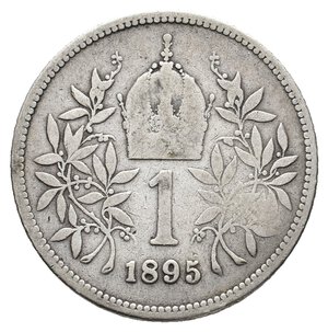 obverse: AUSTRIA  - Franz Joseph -1 Corona  argento  1895