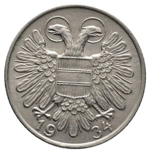 reverse: AUSTRIA  1 schilling 1934