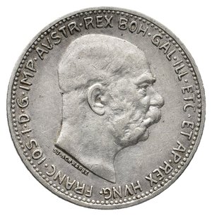 reverse: AUSTRIA  - Franz Joseph -1 Corona  argento  1912