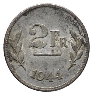 obverse: BELGIO - 2 francs 1944