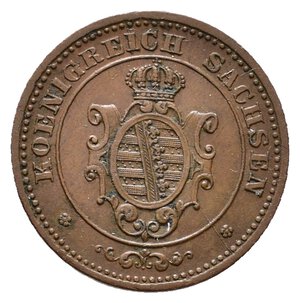 reverse: GERMANIA - SASSONIA - 2 Pfennige 1869